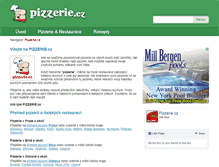 Tablet Screenshot of pizzerie.cz